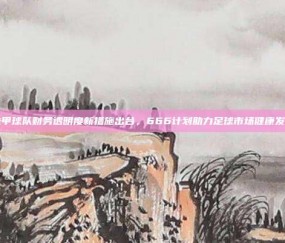 法甲球队财务透明度新措施出台，666计划助力足球市场健康发展